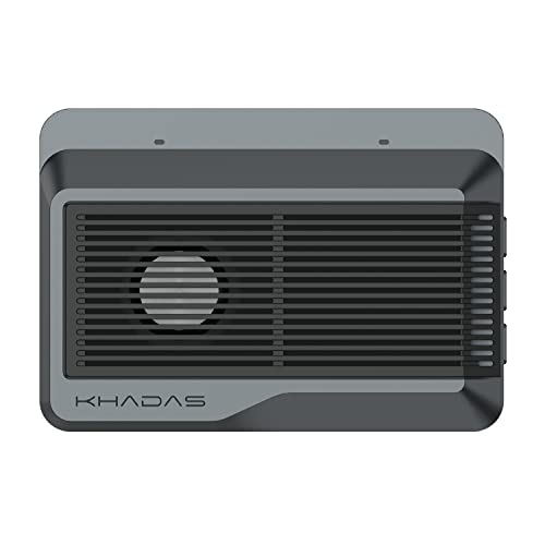 Khadas Edge2 ARM PC Pro Mini PC Single Board Computer RK3588S2 SoC 8‑core CPU and 4‑core GPU,6 Tops NPU,Small Portable Compact Desktop Computer 16GB RAM 8K HD Display&Decoder, 4K UI & Wi-Fi 6, BT 5.0