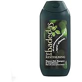 Badedas 3in1 Revitalising Shower Gel, Shampoo &amp; Condtioner 6x200ml