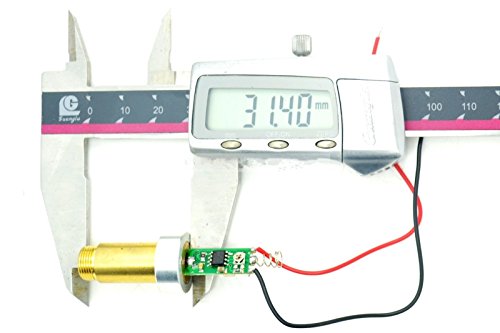 532nm 200mW Green Laser Diode Module 3.7v-4.2v w/ Heatsink