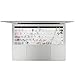 Mosiso Keyboard Cover for Touch Bar Models Newest Version MacBook Pro 13 A1706 & MacBook Pro 15 A1707 (2017 & 2016) with Touch ID, Colorful Marble