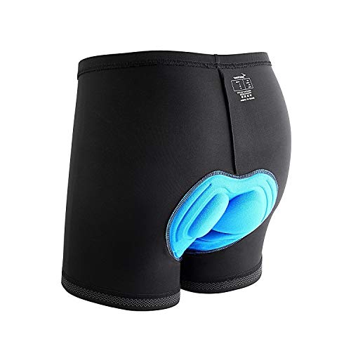 Sportneer Mens Padded Bike Underwear Shorts 3D Padding Cycling