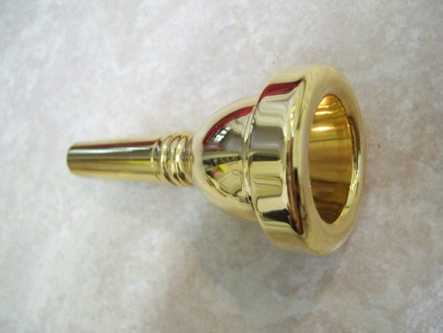 Trombone Mouthpiece, 6 1/2AL, small shank, gold color