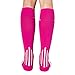 NEWZILL Medical Compression Socks for Women & Men Circulation 20-30 mmHg, Best for Running Athletic Hiking Travel Flight Nurses (Pink, XXL)