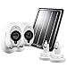 Swann Smart Security Battery Camera, Solar Panel and Mounts, White (SRWHD-INT2SOL1ST2-US)