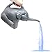 Cornucopia Brands Elephant Watering Can w/Real Eyes, 2 Quart, Grey w/Googly Eyes, Fully Functional Novelty Watering Can
