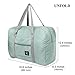 FUNFEL Foldable Travel Duffel Bag Tote Carry on Luggage Sports Water Resistant Nylon