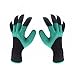 Inf-way Garden Genie Gloves, 2 pairs of Both Hand Claws Gardening Gloves for Digging & Planting