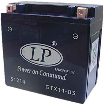 YTX14-BS Motorcycle Battery Gel Sealed 12v 14Ah Landport