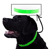 Wristco Safe-T Collar 500 Ct. ID Veterinary Bands for Animals - Neon Green