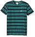 Lacoste Boy Short Sleeve Heather Stripe Crew Neck T-Shirt