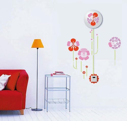 Dream Wall Decal Pink Flowers