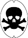 Racquet Art Creative Tennis Racquet Stencil - Skull N Crossbones
