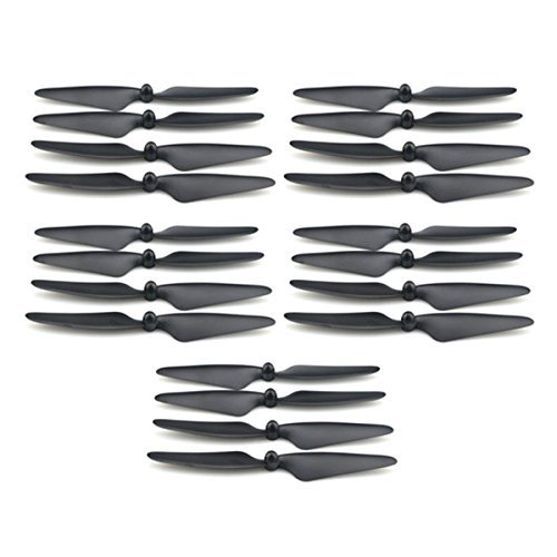 UUMART Hubsan H501S H501C X4 FPV Racing Quadcopter Spare Parts 10 Pairs Propeller (CW + CCW) Black