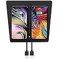 TAPTES Wireless Charger for Tesla Model 3 2017 2018 2019 2020, Car Center Console Interior Wireless Charging Pad for Tesla Mo