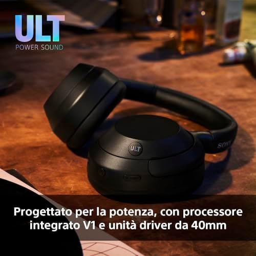 ULT WEAR – Cuffie wireless con noise cancelling, bassi profondi e potenti,stesso processore delle WH-1000XM5, chiamate nitide, batteria fino a 30 ore, compatibili con iOS e Android – Forest Gray