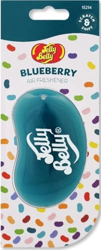 Jelly Belly 15214 3D Jelly Bean Air Freshener, Blueberry