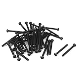uxcell M2.5x25mm Thread Button Head Hex Socket Cap Screw Bolt 50pcs