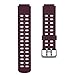Soft Silicone Smart Watch Bands Replacement Straps Bands(23mm) for YAMAY SW020 ID205 Smart Watch (Purple)