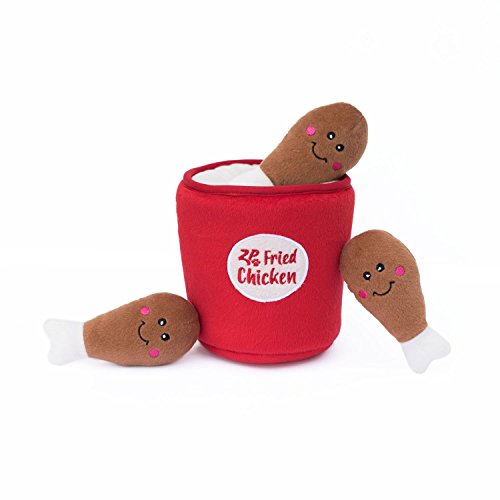 ZippyPaws Food Buddies Burrow, Interactive Squeaky Hide and 