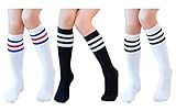 Knee High Tube Socks for Boys, Girls, Baby, Toddler & Child 3 Pairs