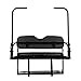 ECOTRIC Flip Folding Rear Back Seat Kit for 1995-Up EZGO TXT Golf Cart | Black Cushions - You Will Receive Two Packages