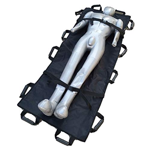 GFYWZ Lift Stretcher Transfer Belt for Elderly Patient Transfer, Medical Folding Multifunction Soft Emergency Stretcher for Hospital Clinic Home Sports Venues Ambulance,long1.8m