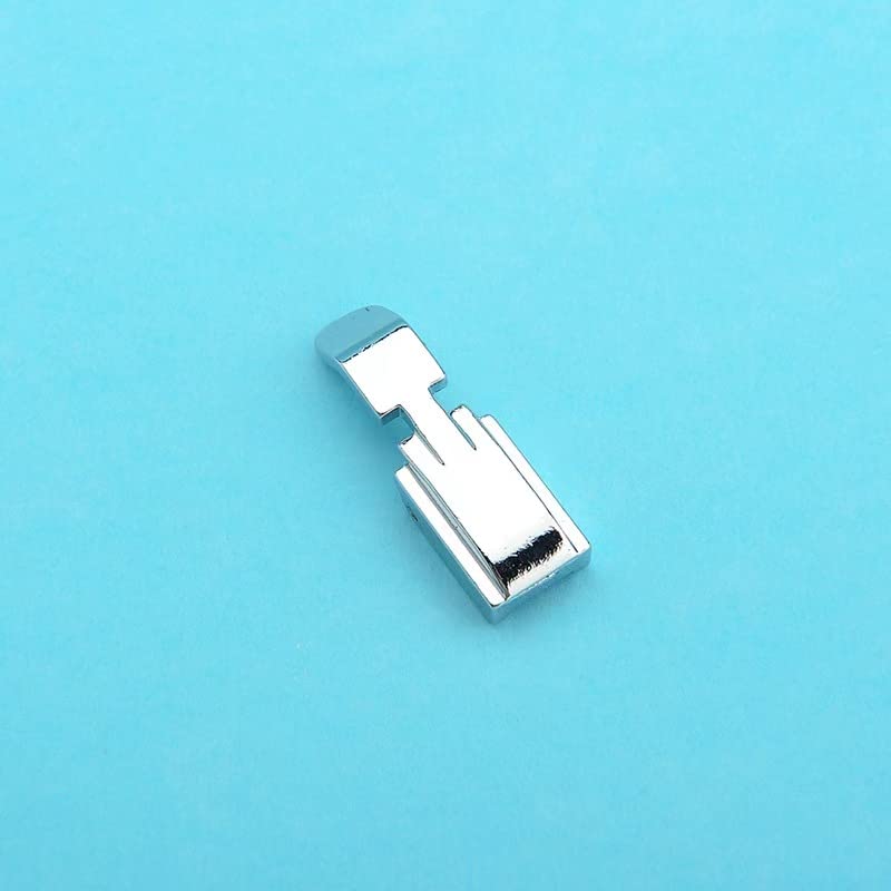 Zipper Foot Fits All Low Shank Snap-On Singer Brother Babylock Euro-Pro Janome Kenmore White Juki New Home Simplicity Elna Etc Domestic Sewing Machines (Small Zipper Foot)