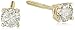 14K Gold Round-Cut Diamond Stud Earring (1/4 - 2 cttw, J-K Color, I2-I3 Clarity)