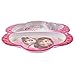 Zak! (3 Pack) Disney Frozen Anna & Elsa Character, BPA-Free Plastic 3-Section Divided Kids Plates, Lunch Trays For Breakfast & Dinner