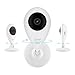 OzWi Home Ip Camera, Ozwi Easy Setup Mini Wifi Wireless Security Smart Ip Camera Surveillance System Remote Monitoring With Two-Way Audio Night Vision For Pet Baby Elder Pet Nanny Monitor (White)