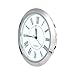 Hicarer 2-1/8 Inch (55 mm) Quartz Clock Fit-up/Insert, Fit Diameter 1.97 Inch (50 mm) Hole, Zinc-Alloy Metal Case, Roman Numeral (Silver)