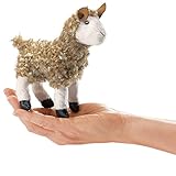 Folkmanis Mini Alpaca Finger Puppet