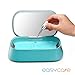Easycare New Version Portable Multiuse UV Sterilizer Multifunctional Cell Phone Sterilizer Smartphone Sanitizer Cell Phone Aroma SPA House for Phone, Watch and Jewelry (Blue)
