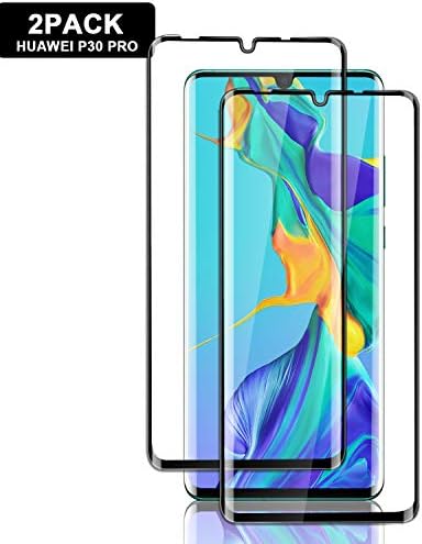 SGIN HUAWEI P30 Pro Screen Protector, [2 Pack] HD Clear for Huawei P30 Pro Tempered Glass Screen Protector, Anti-Fingerprint, Bubble Free, Crystal Clear 9H Hardness Protector Film