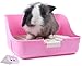 Mkono Rabbit Cage Litter Box Potty Trainer for Adult Guinea Pig Ferret Small Animal