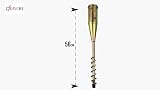 DIVCHI Heavy Duty Zinc Steel Screw Ground Spike for Rotary Washing Line Parasol view 5