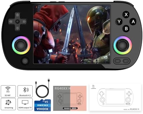 Console de Jeu Portable RG353V Prise en Charge du Double système d