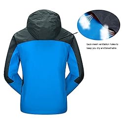 TBMPOY Men's Lightweight Hooded Windbreaker Shell