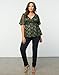 Kiyonna Women's Plus Size Lustrous Lace Wrap Top