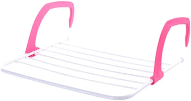 vmree Window Balcony Window sill Drying Rack Folding Hanging Clothes Rack