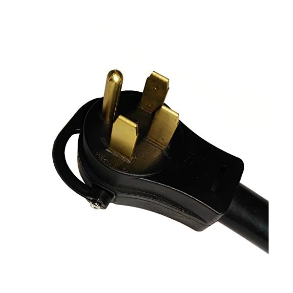 Parkworld-692248-Shore-Power-Adapter-Cord-RV-50-AMP-Standard-14-50P-plug-male-to-Marine-50A-SS2-50R-Locking-Receptacle-female-with-locking-ring