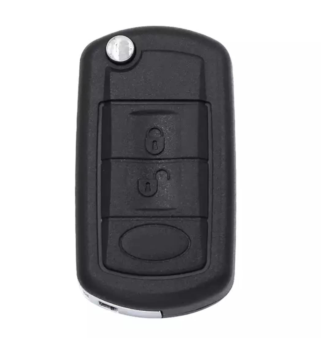 LT2CP Replacement aftermarket Key Case Shell Fob with Uncut Key Blade for Land Rover Range Rover Sport and Discovery 3