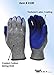 G & F Products - 3100S 12 Pairs Small Rubber Latex Double Coated Work Gloves for Construction, gardening gloves, heavy duty Cotton Blend Blue