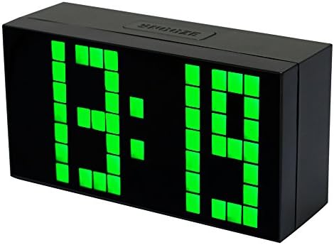 CHkosda 3-inch Led Digital Snooze Alarm Clock(green)