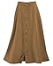 National Button-Front Corduroy Skirt