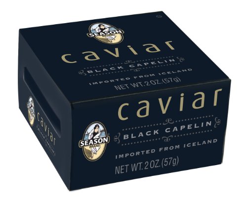 Season black capelin caviar (2 ounce) 2 pack
