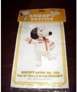 Peanuts Snoopy Outfits for 18" Plush Snoopy - Western Square Dance Shirt &amp; Tie Outfit