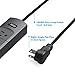 TROND Prime II 4-Outlet Mountable Power Strip with USB Charger (4A/20W, Black, 2-Pack), Right-Angle Flat Plug & 6.6 Feet Long Cord, for Workbench, Nightstand, Dresser, Home, Office & Hotel