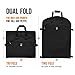 SAY HO UM Trifold 66 Inch Women Travel Garment Bag With 7 pockets | Extra Long Wedding Dress, Formal, Evening, Ball Gown | Hanging, Breathable, Foldable | Full Length Traveling Clothes Carry On