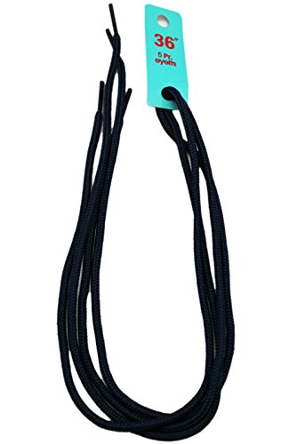 Tube Lace Navy Blue Colored 5 Pr. Eyelets Shoelaces (2pc, 36")